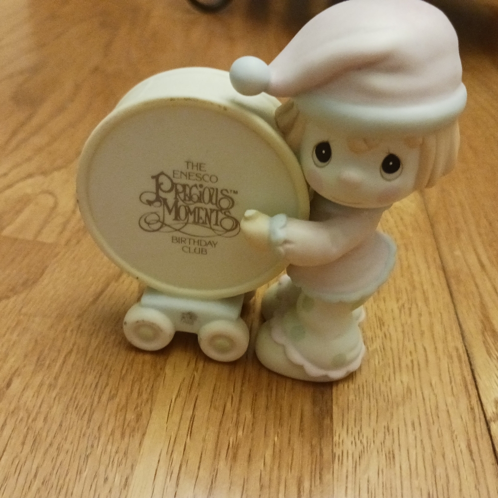Precious Moments Enesco Birthday Club Bass Drummer 1982